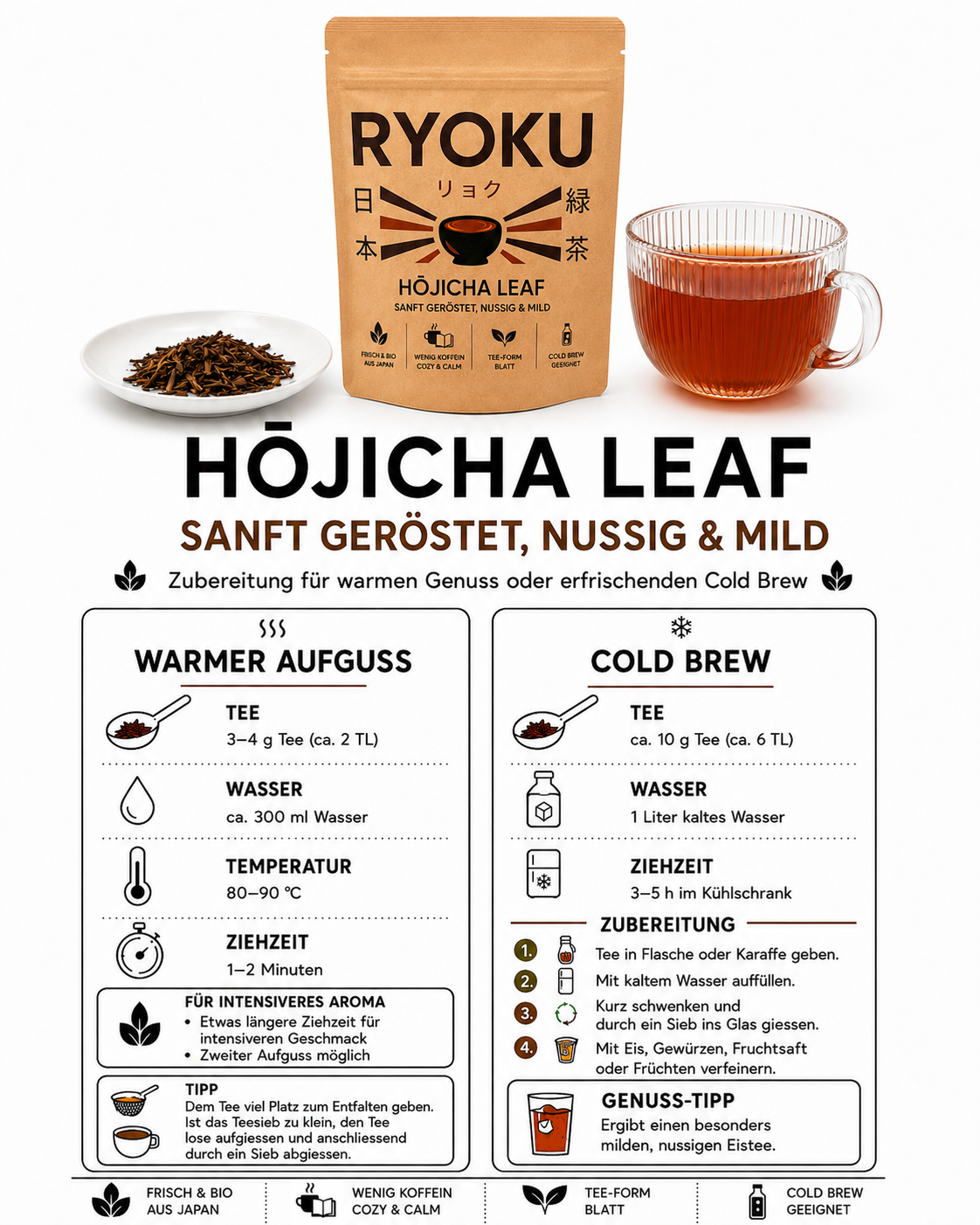 Bio Hōjicha Leaf