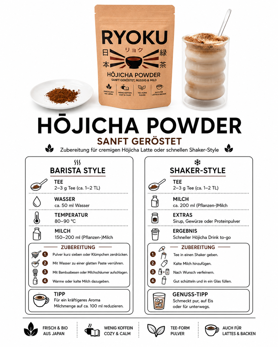 Bio Hōjicha Powder First Flush